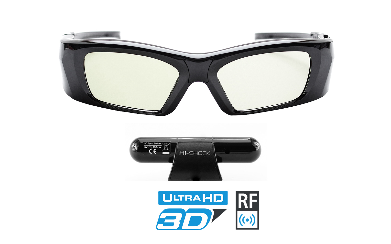 3D Brille & Emitter für Mitsubishi
