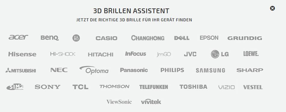 sharp 3d brille alternative